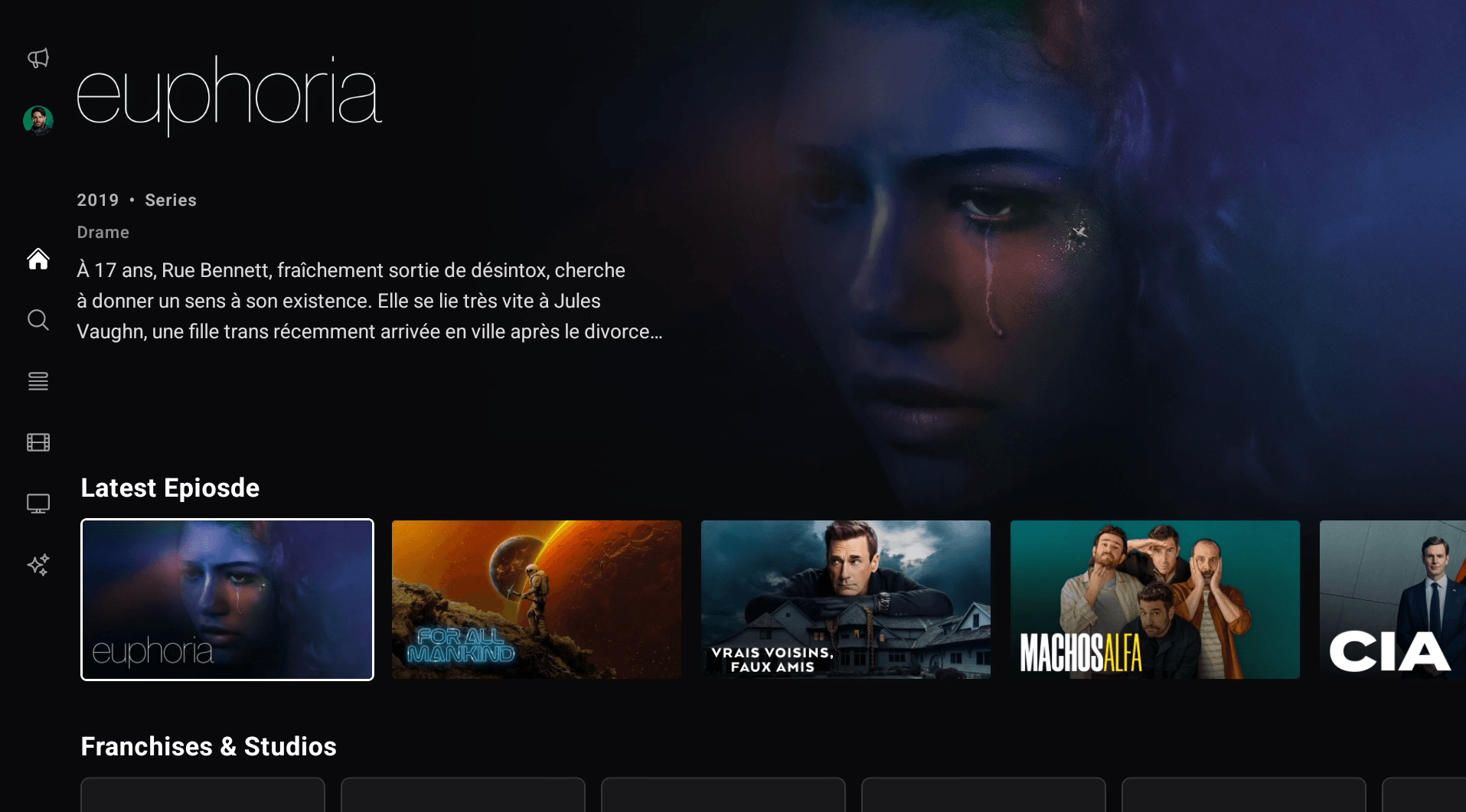 BitByte3 TV app screen